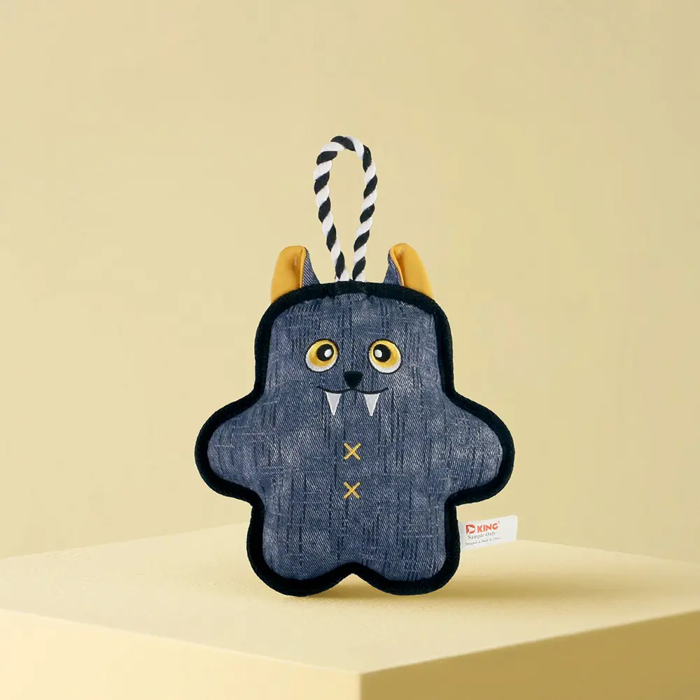 Custom 2025 New Product Classic Animal Shape Sturdy Dog Toy Collection Oblate Knotted Bat Factory, Factories