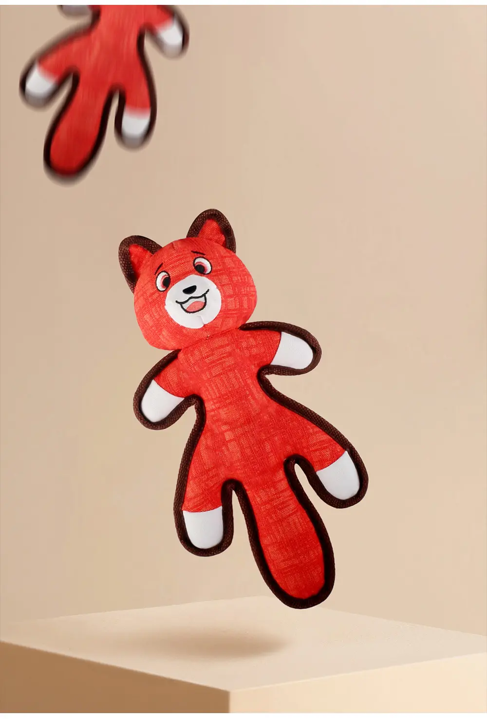 Oblate Body Fox Dog Toy View 6
