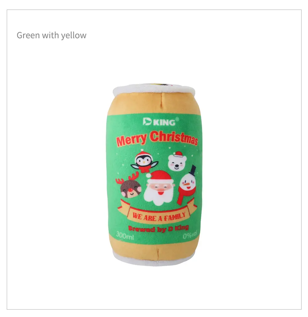Soft plush beer can