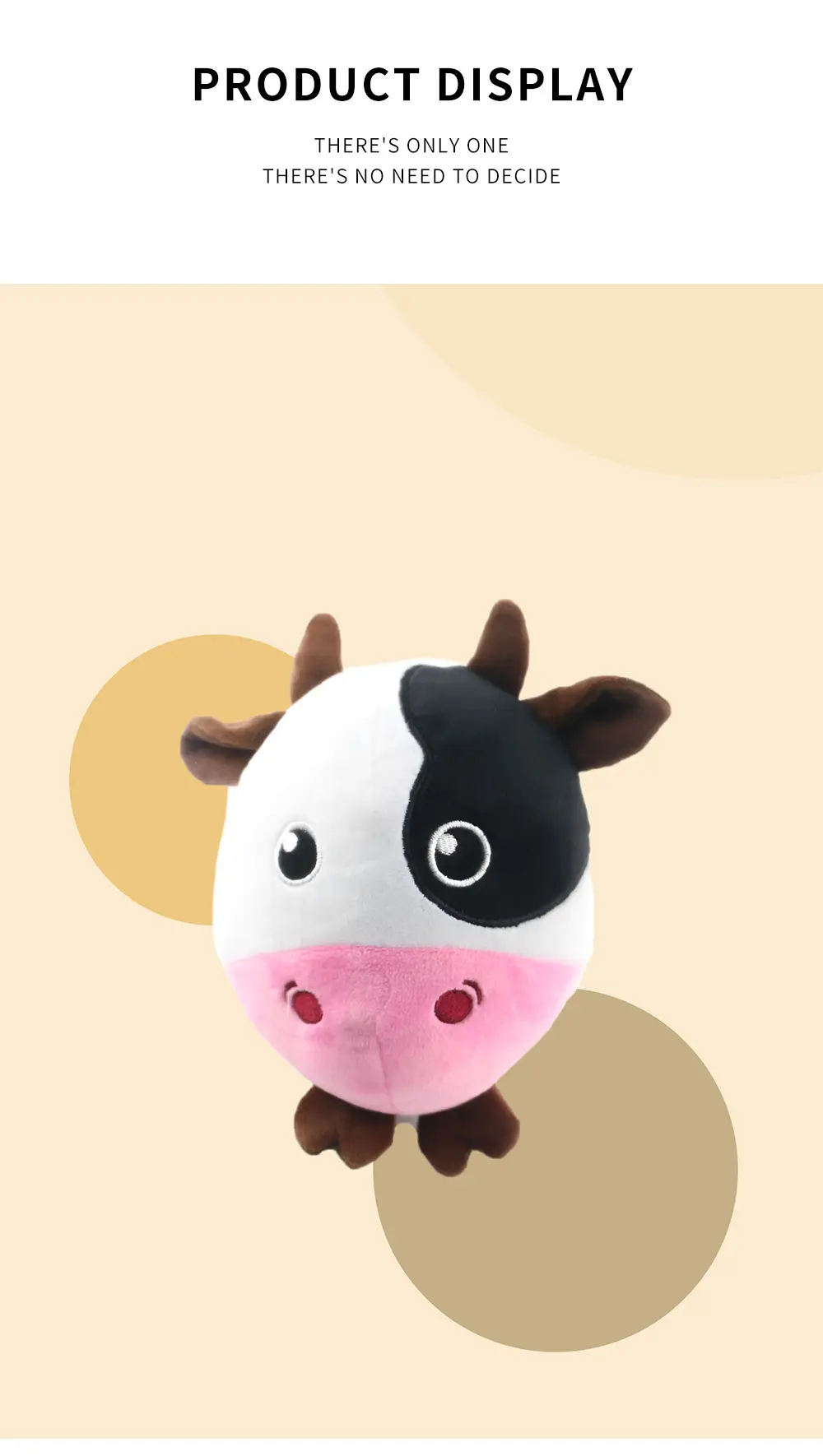 Cow plush toy view 5