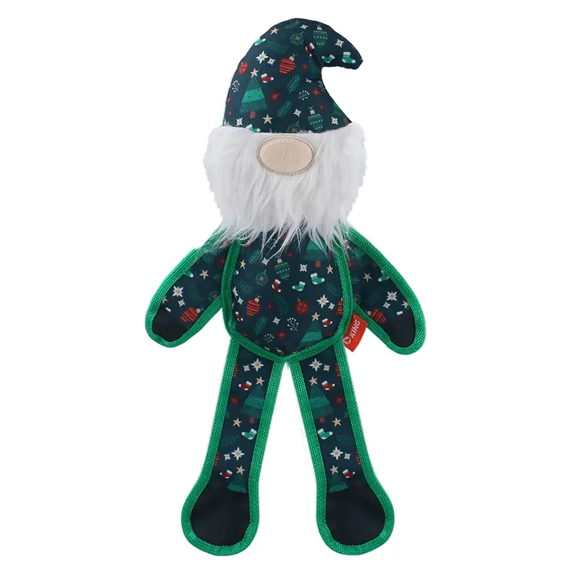 Custom Christmas Joy for Dogs: Curated Pet Toys for Your Furry Friend to Enjoy the Holiday Fun：Oblate Santa，Oblate Reindeer，Oblate Gnome Manufacturer, Factory