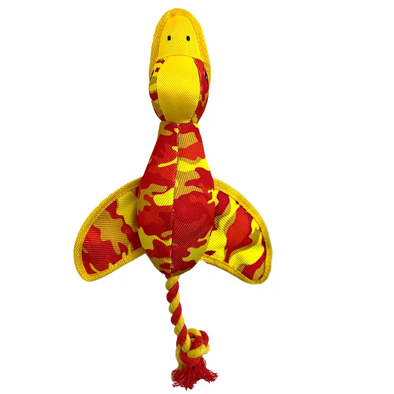 Custom Rope Camouflage Flying Duck, Plush Pet Toy, Safe And Comfortable, Enhances Bonds, Endless Joy! Manufacturers, Suppliers