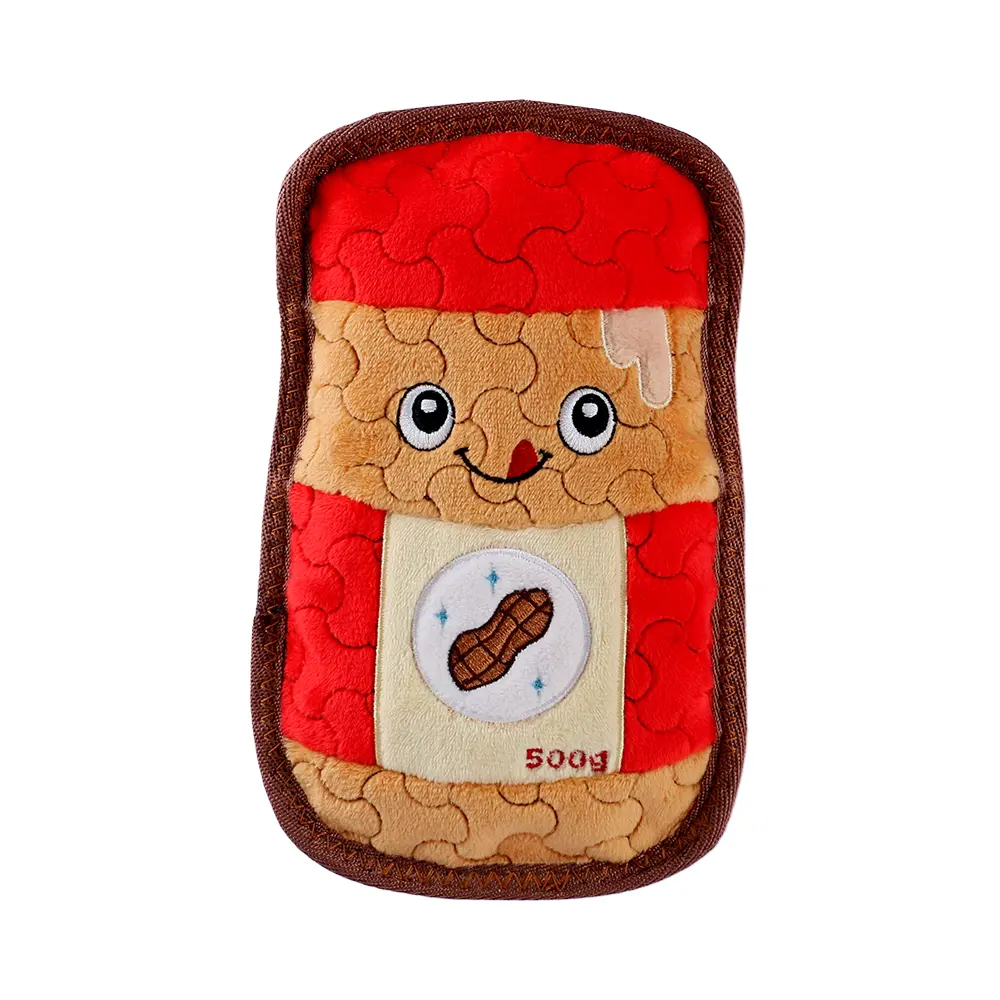 OEM Latest Dog Plush Toy Series Cheese Cake, Yogurt, Chocolate Pie, Peanut Butter, Butter Manufacturer, Factories