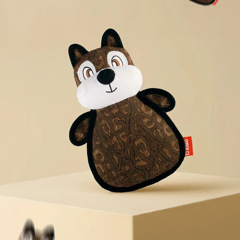 Custom 2025 New Product Classic Animal Shape Sturdy Dog Toy Collection Oblate Body Squirrel Manufacturers, Factories