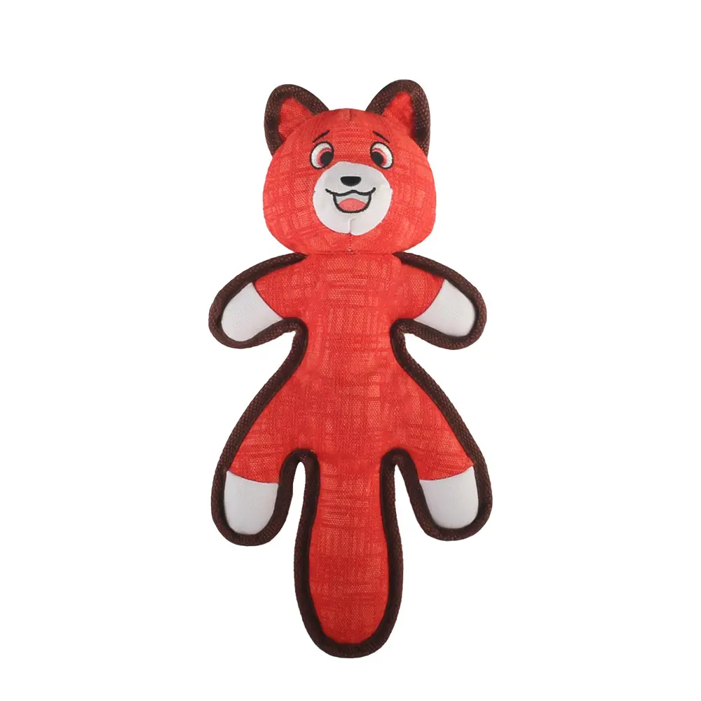 Custom 2025 New Product Classic Animal Shape Sturdy Dog Toy Collection Oblate Body Fox Manufacturers, Suppliers