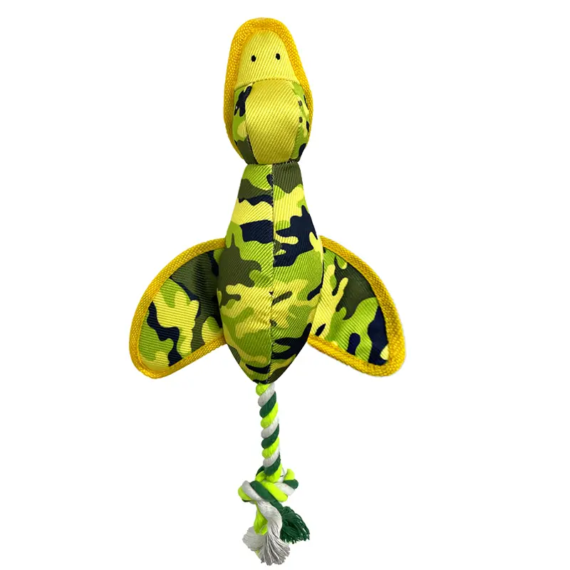 Custom Rope Camouflage Flying Duck, Plush Pet Toy, Safe And Comfortable, Enhances Bonds, Endless Joy! Manufacturers, Suppliers