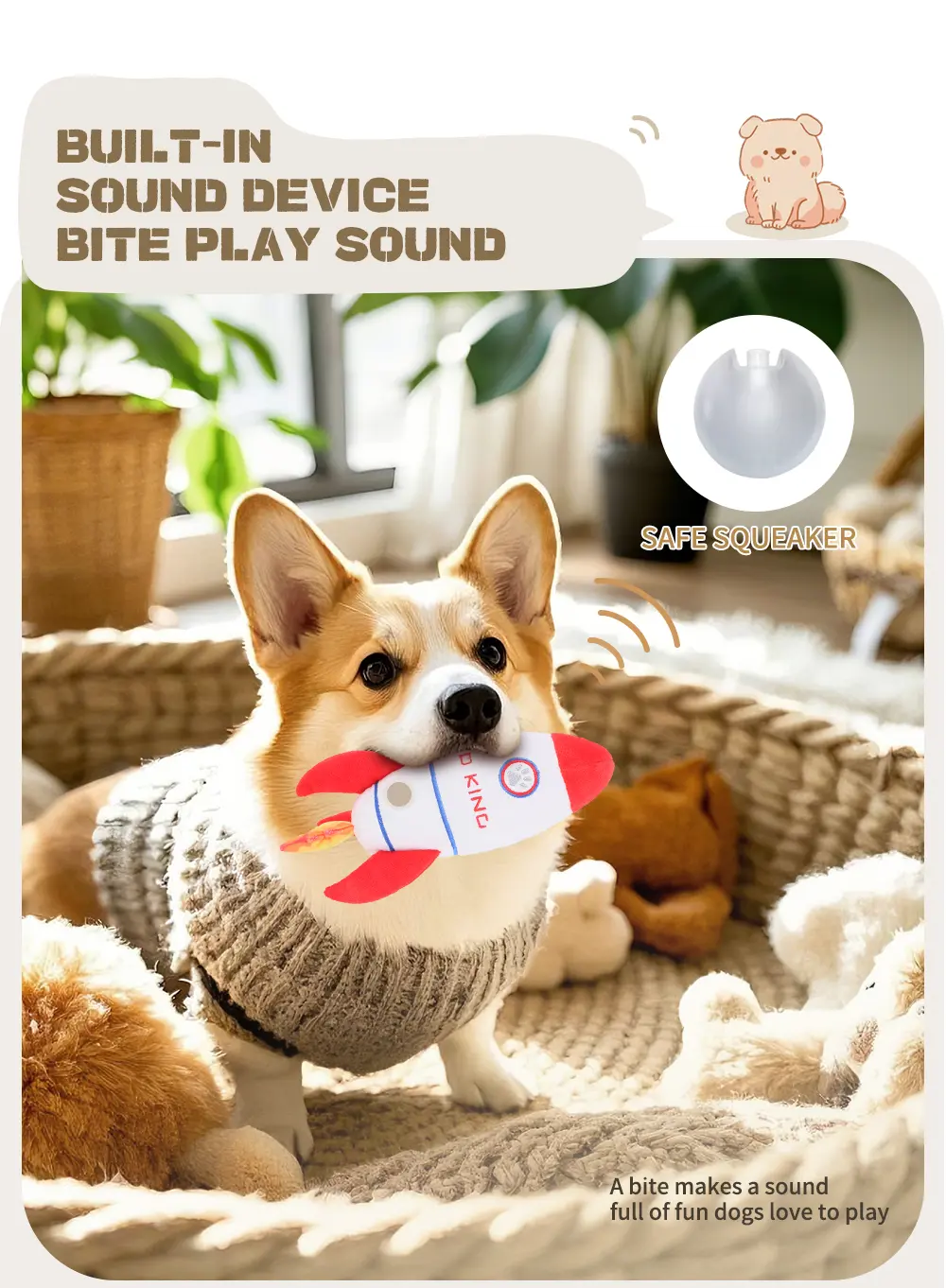 Astronaut Pet Toy 2