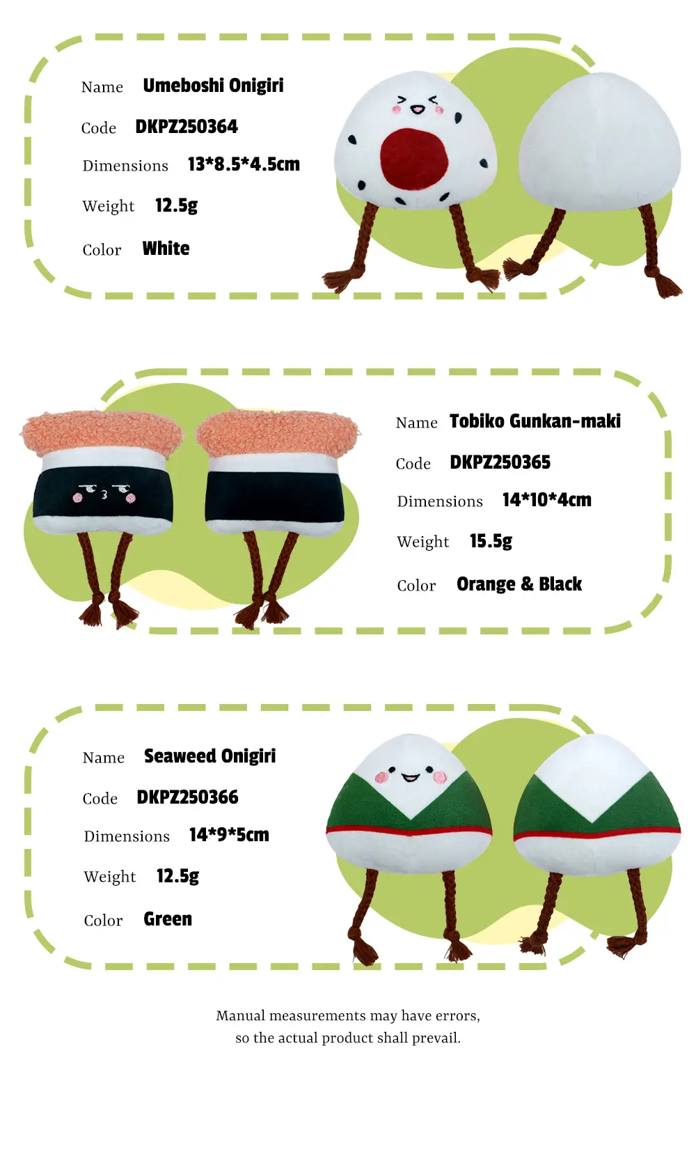 Plush Sushi Toy View 3