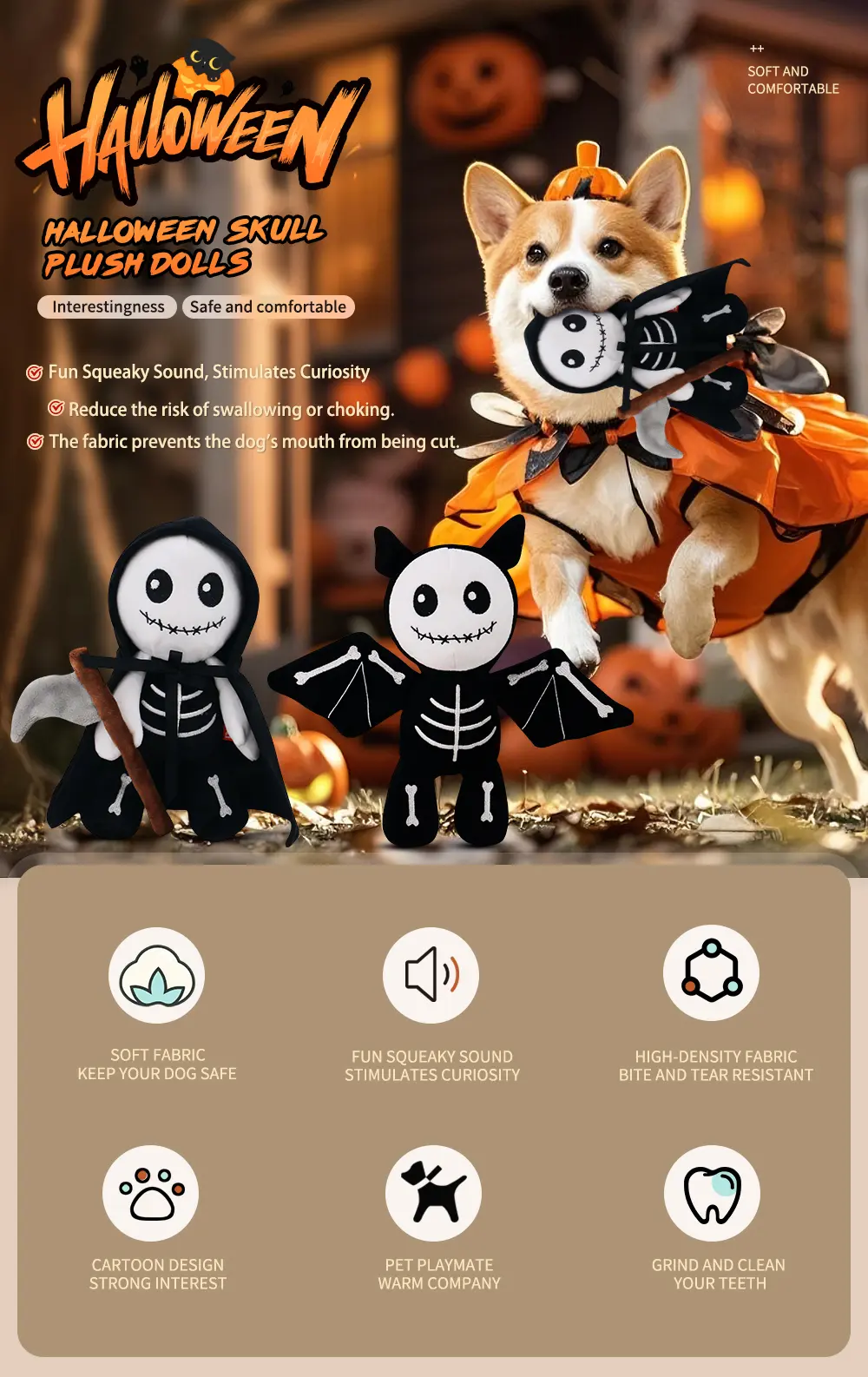 Skull Plush Display 1
