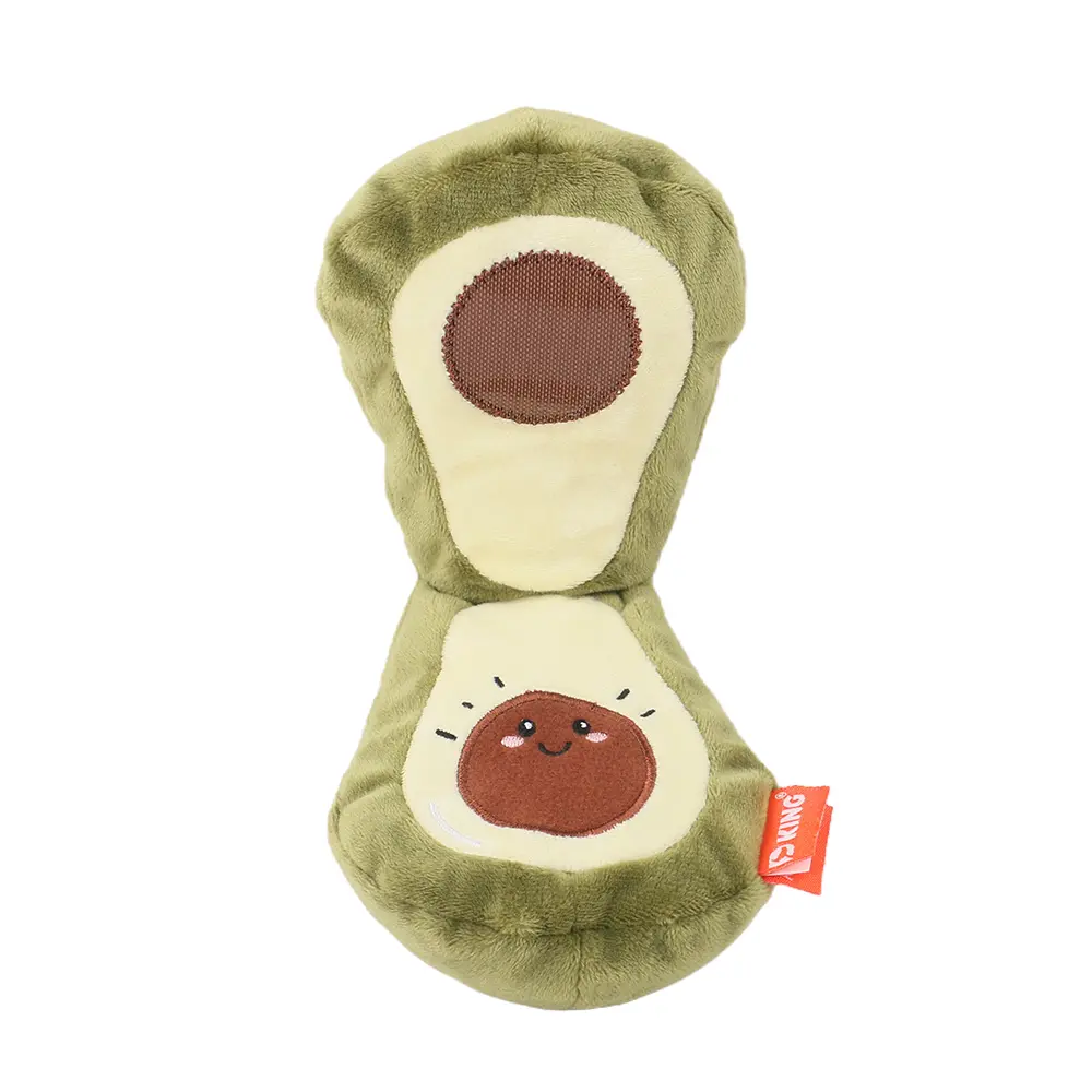 Wholesale Creative Fruit Series Interactive Pet Plush Toys：Pear、Banana、Avocado、Apple Supplier, Factory