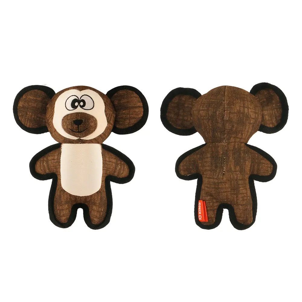 Wholesale 2025 New Product Classic Animal Shape Sturdy Dog Toy Collection Oblate Body Monkey Supplier, Suppliers