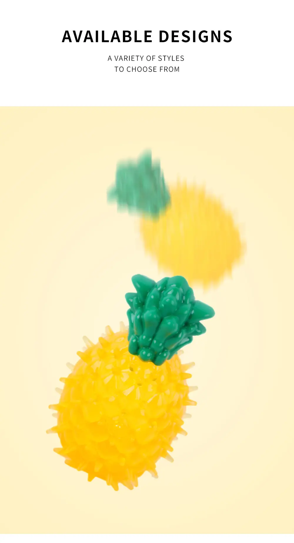 Pineapple Pet Toy Detail 4
