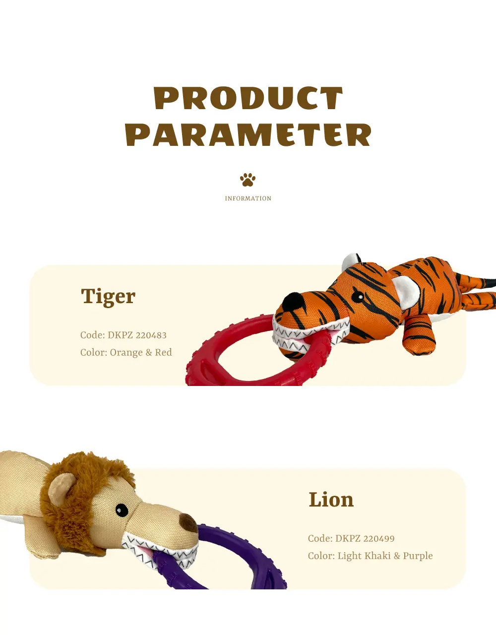 Interactive Dog Toy Leopard