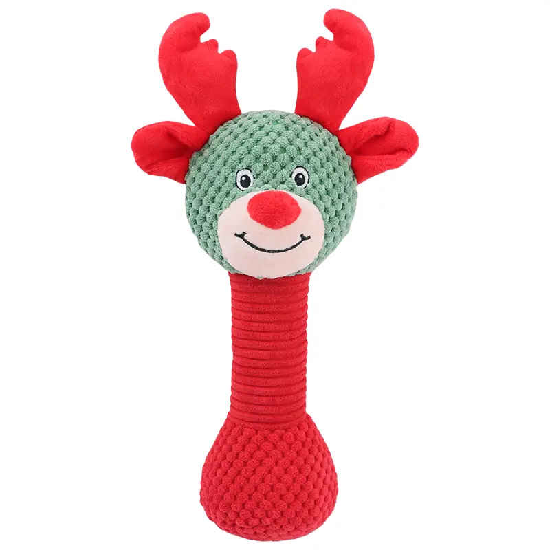 Wholesale Latest Pet Plush Toys of 2025：Knoted Snow man，Baby Snowman，Long-necked Reindee，Knoted Christmas Tree Manufacturers, Supplier