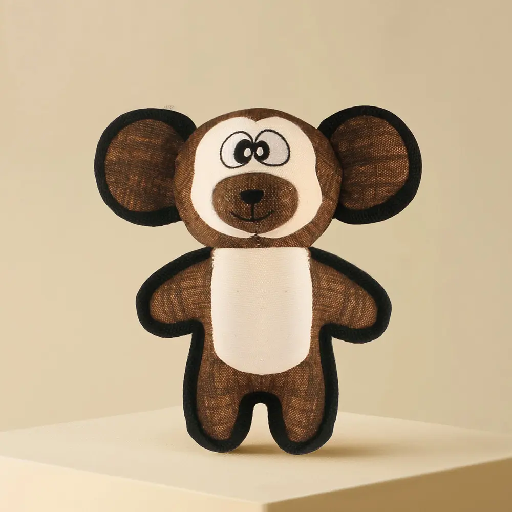 Wholesale 2025 New Product Classic Animal Shape Sturdy Dog Toy Collection Oblate Body Monkey Supplier, Suppliers
