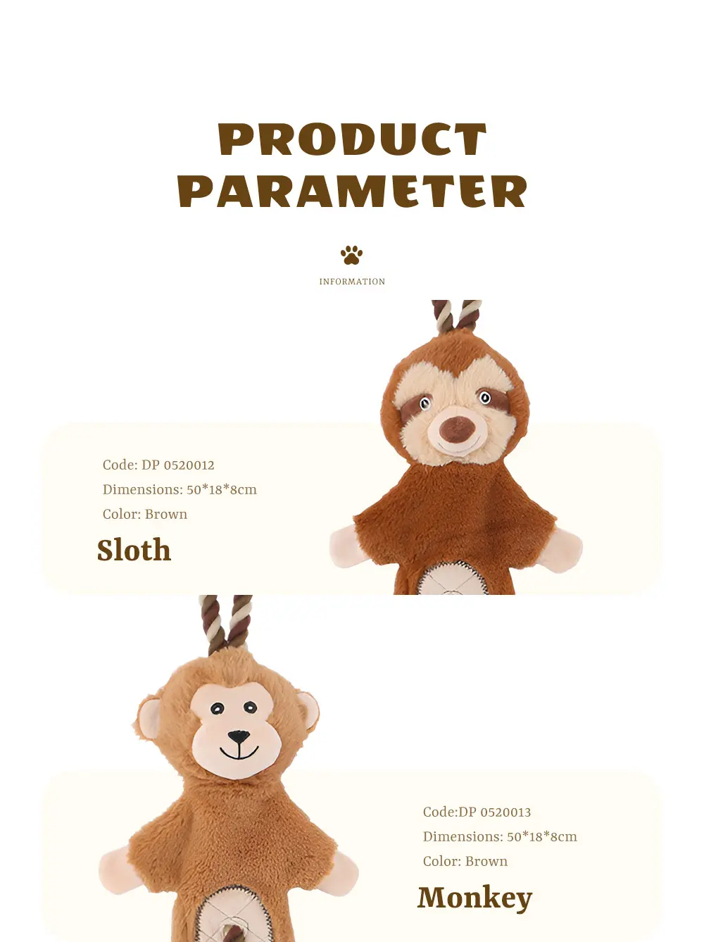 Plush Rope Toy Variation Showcase 03
