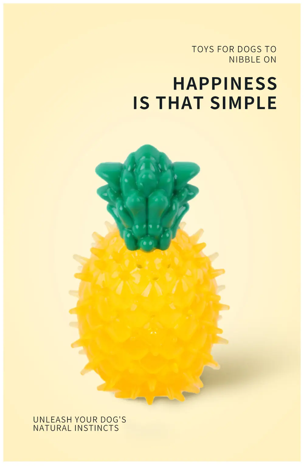 Pineapple Pet Toy Detail 1