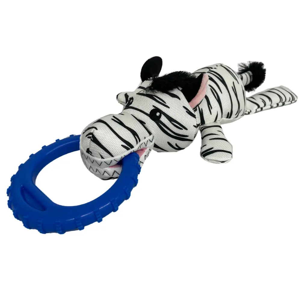Wholesale Fun Dog Interactive Plush Toys：Tiger,Lion,Leopard,Cow，Zebra，Zebra Supplier, Factory