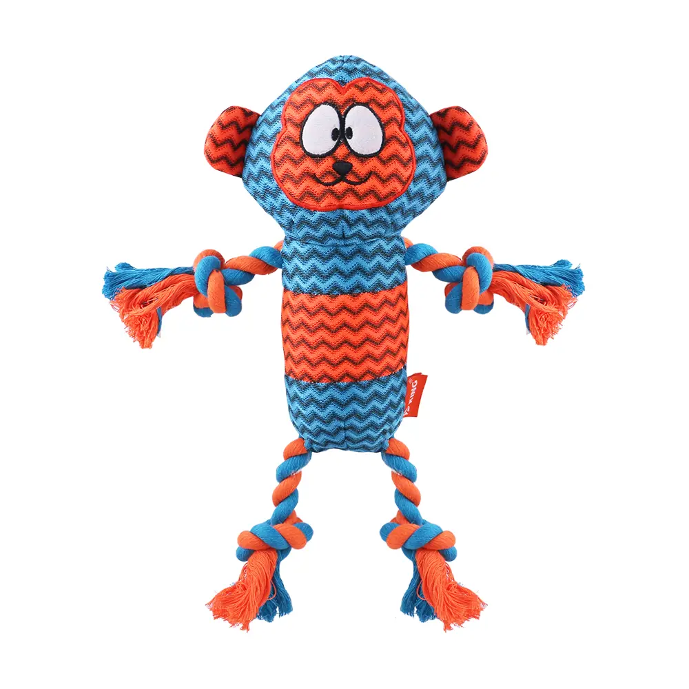 OEM Dog Plush Toys Unique Design, Joy for Pets：3D Donkey，3D Puppy，3D Knotted Monkey，3D Parrot，Plush Knot Factory, Factories