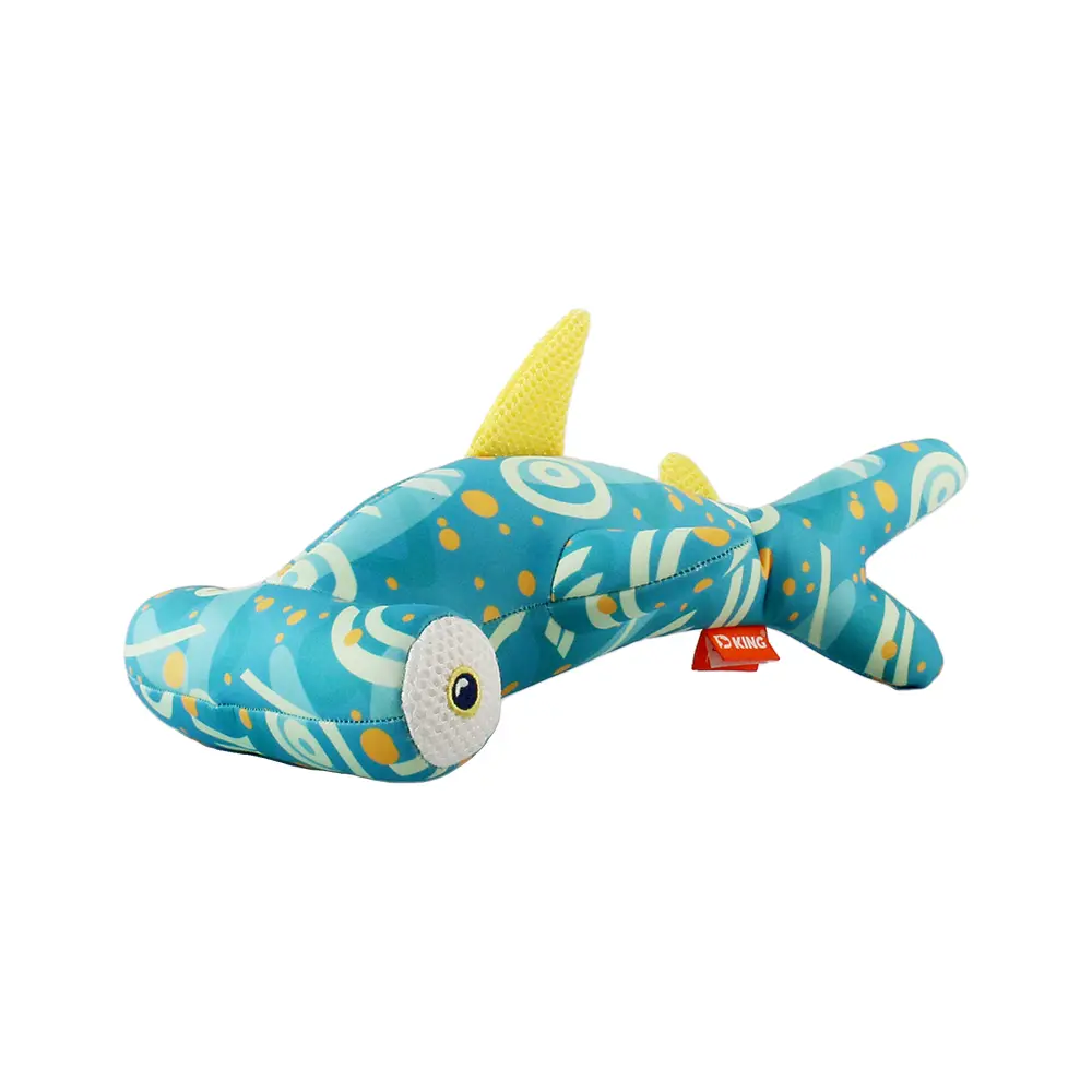 Wholesale Innovative, stylish, safe, and durable plush dog toy with fun designs that catch the eye：3D Hammerhead Shark，3D Sailfish，3D Whale Suppliers, Factories