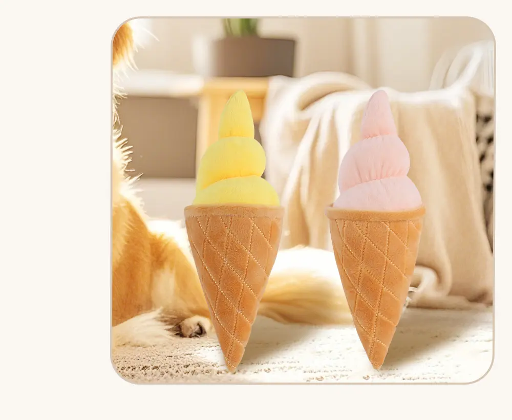 Ice Cream Cone Pet Toy 7