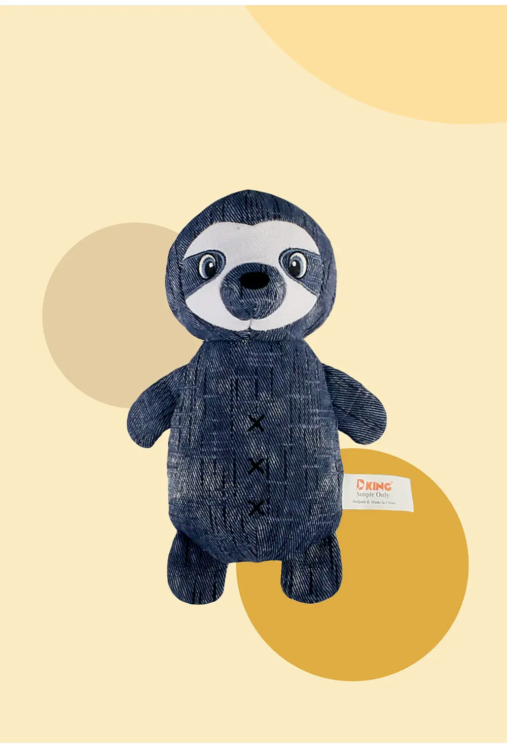 Classic Animal Shape Sturdy Dog Toy Sloth Full Set