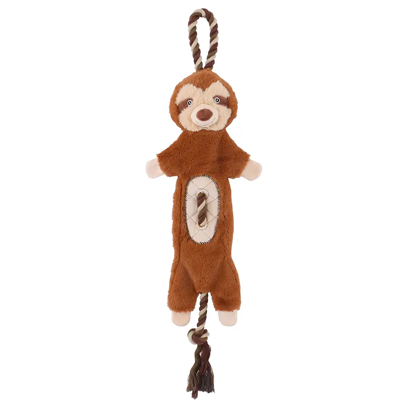 OEM Plush Rope Toys for Pets: Sloth, Monkey, Donkey, Pig Editions Manufacturers, Factories