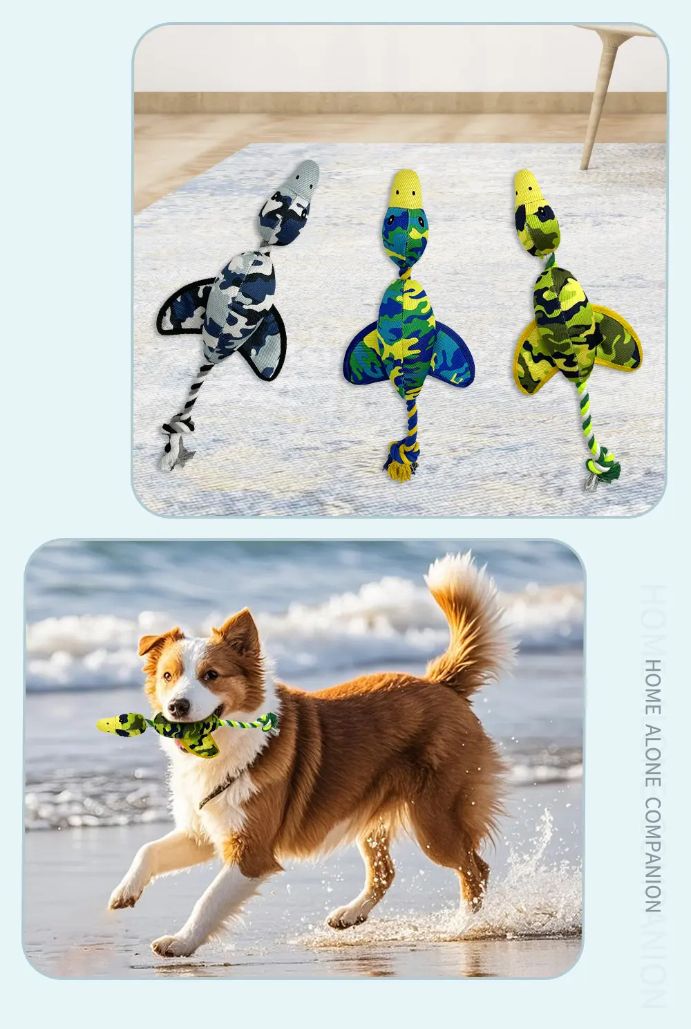 Rope Camouflage Duck Toy 7