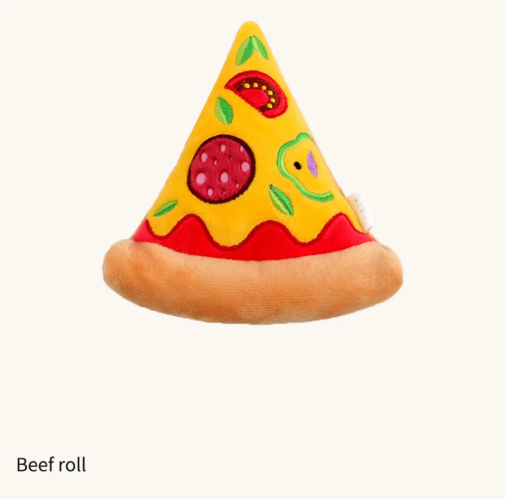 Vivid colored plush toys