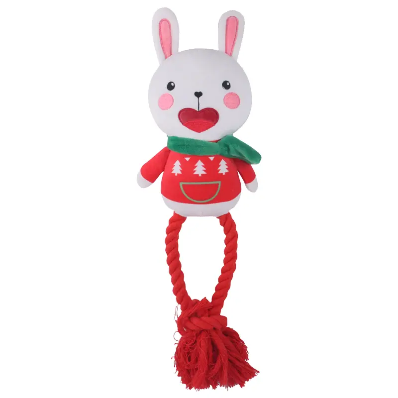 OEM Interactive Plush Toys: White Bear, White Rabbit, and Penguin with Rings Supplier, Factory