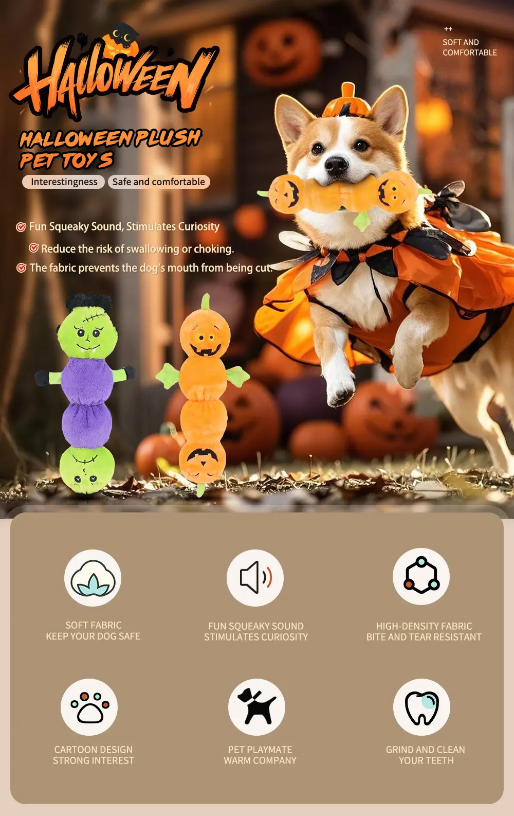 Double-head Pumpkin Toy 1