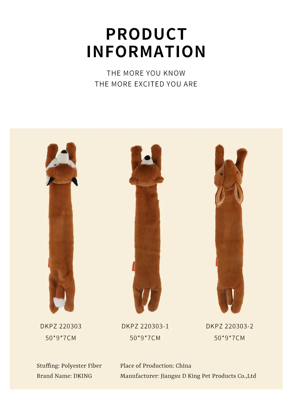 Pet Plush Toy Details 3
