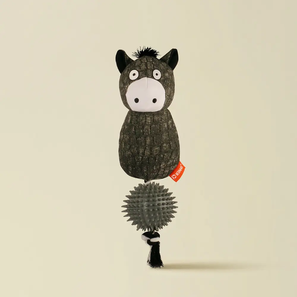 Wholesale 2025 New Product Classic Animal Shape Sturdy Dog Toy Collection Donkey with Thorn Ball Manufacturers, Factory