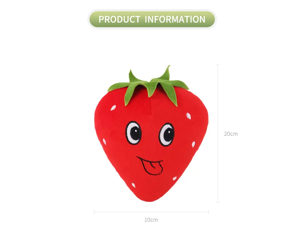 Fruit Themed Dog Toys Group Collection