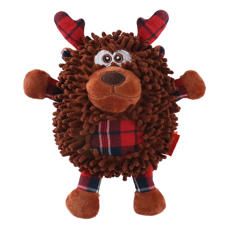 Custom The Joyful Season Of Christmas, With Soft Plush Pet Toys Warmly Accompanying: Soft Penguin, Soft Snow Man, Soft Reindeer Manufacturers, Factories