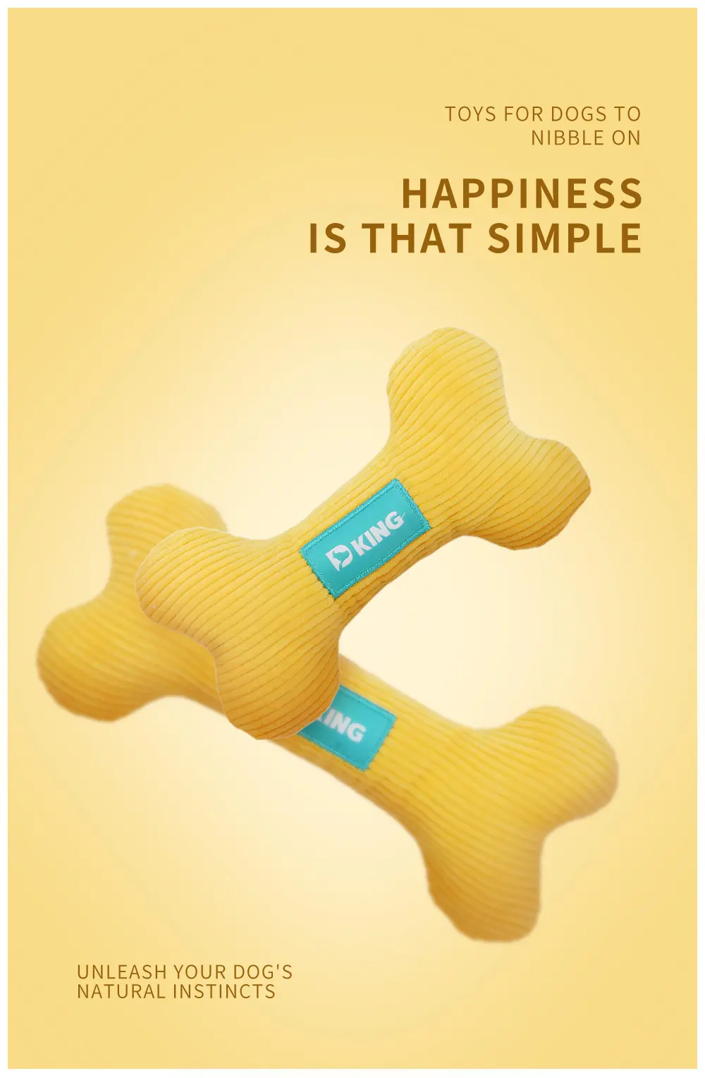 Pet Interactive Toy Bone Shape - View 1