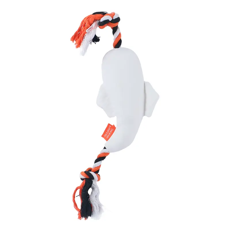 OEM Halloween special rope plush dog toy, soft texture, durable and interactive: Konted Skull , Konted Ghost Suppliers, Factories