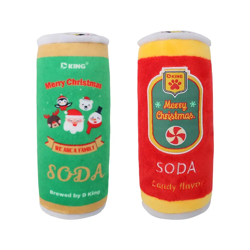 Custom Soda Cans-Inspired Plush Interactive Chew Toys for Pets: A Playful Twist on Durability and Fun  Manufacturer, Manufacturers