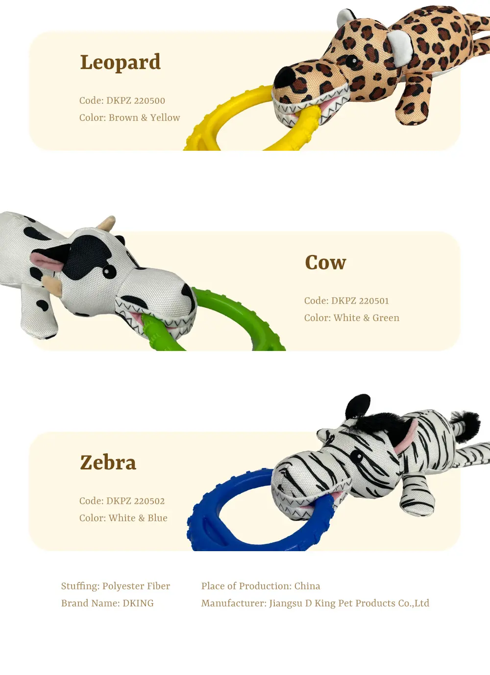 Interactive Dog Toy Cow