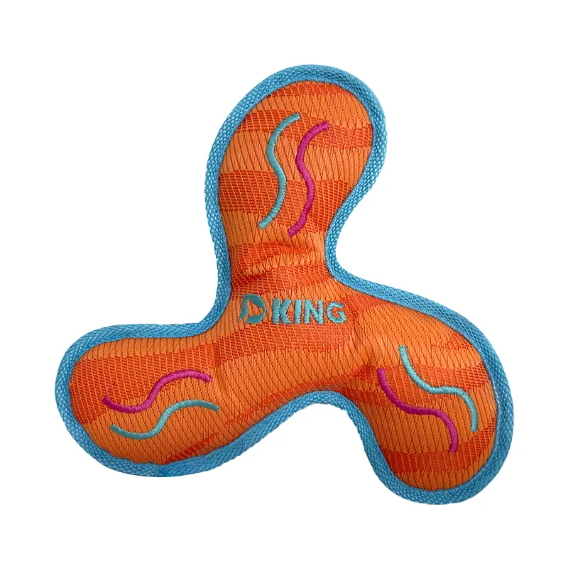 OEM Boomerang pet plush toys, chew-resistant with boomerang design, stimulate chasing, deepen bonds, ideal for dog-loving families. Supplier, Factory