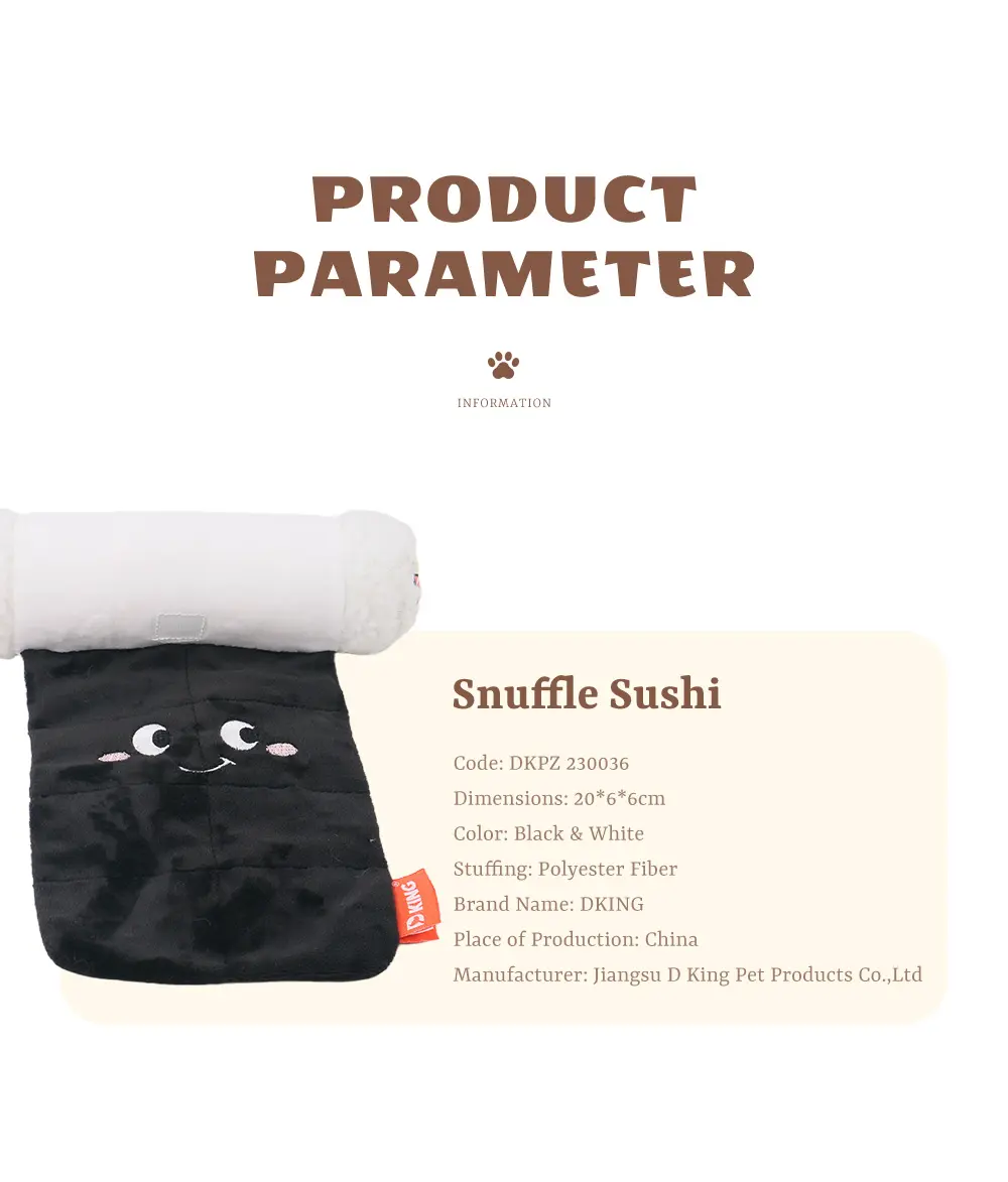 Snuffle Sushi Detail 3
