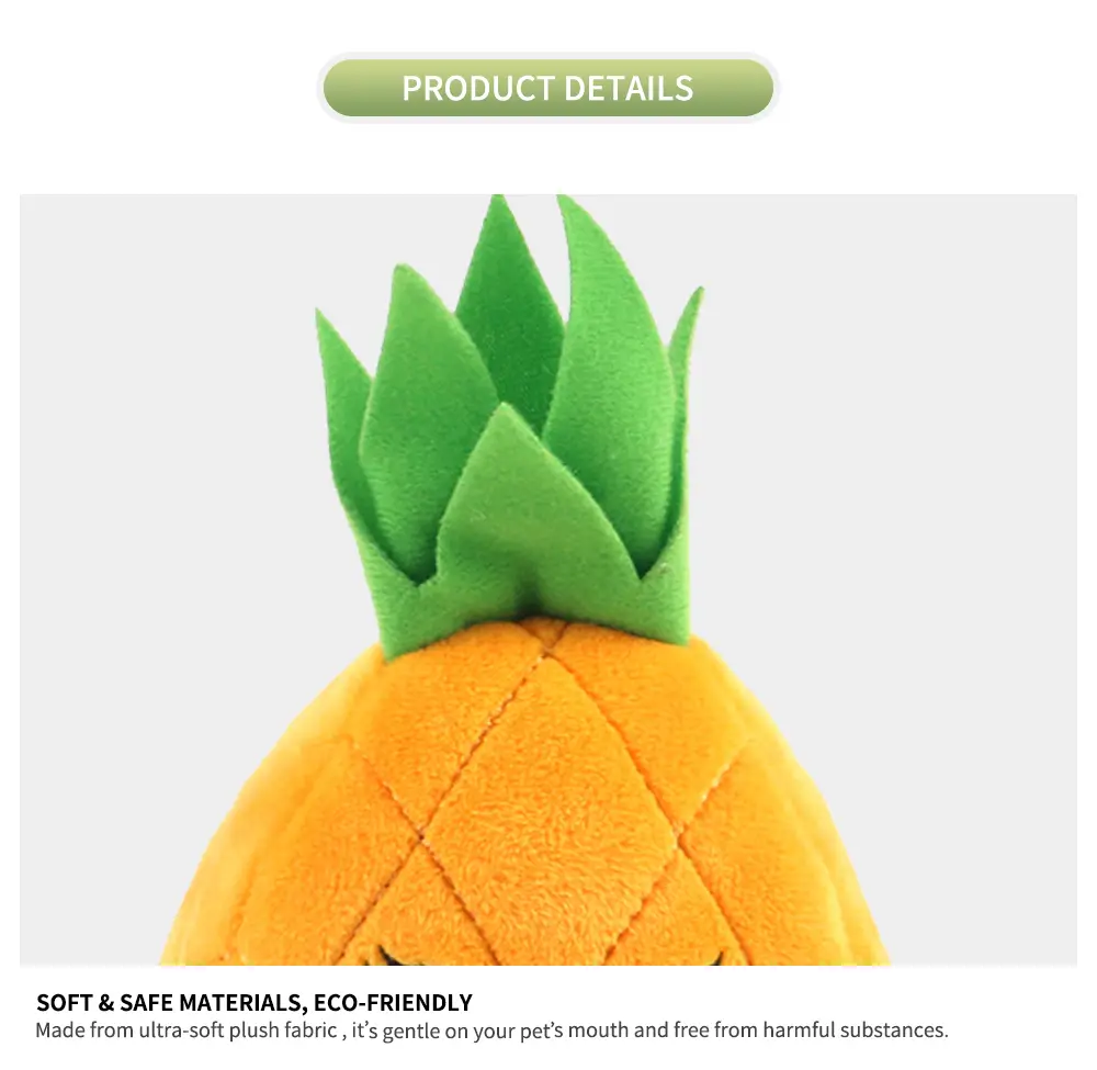 Pineapple plush toy detail 11