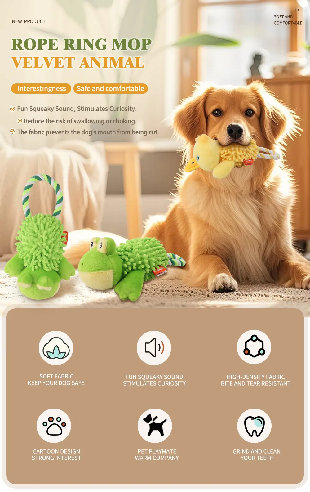 Pet Rope Toy Detail 1