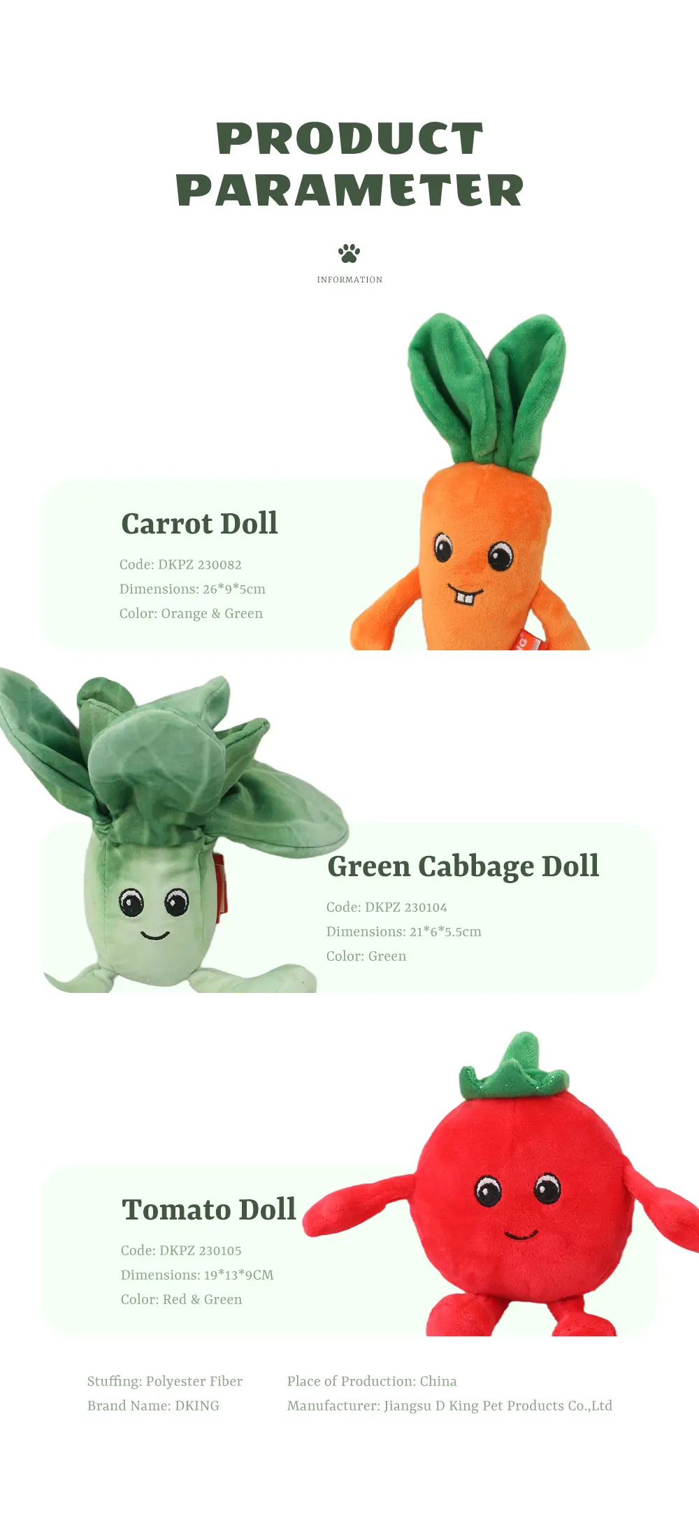 Pet Veggie Toy 03
