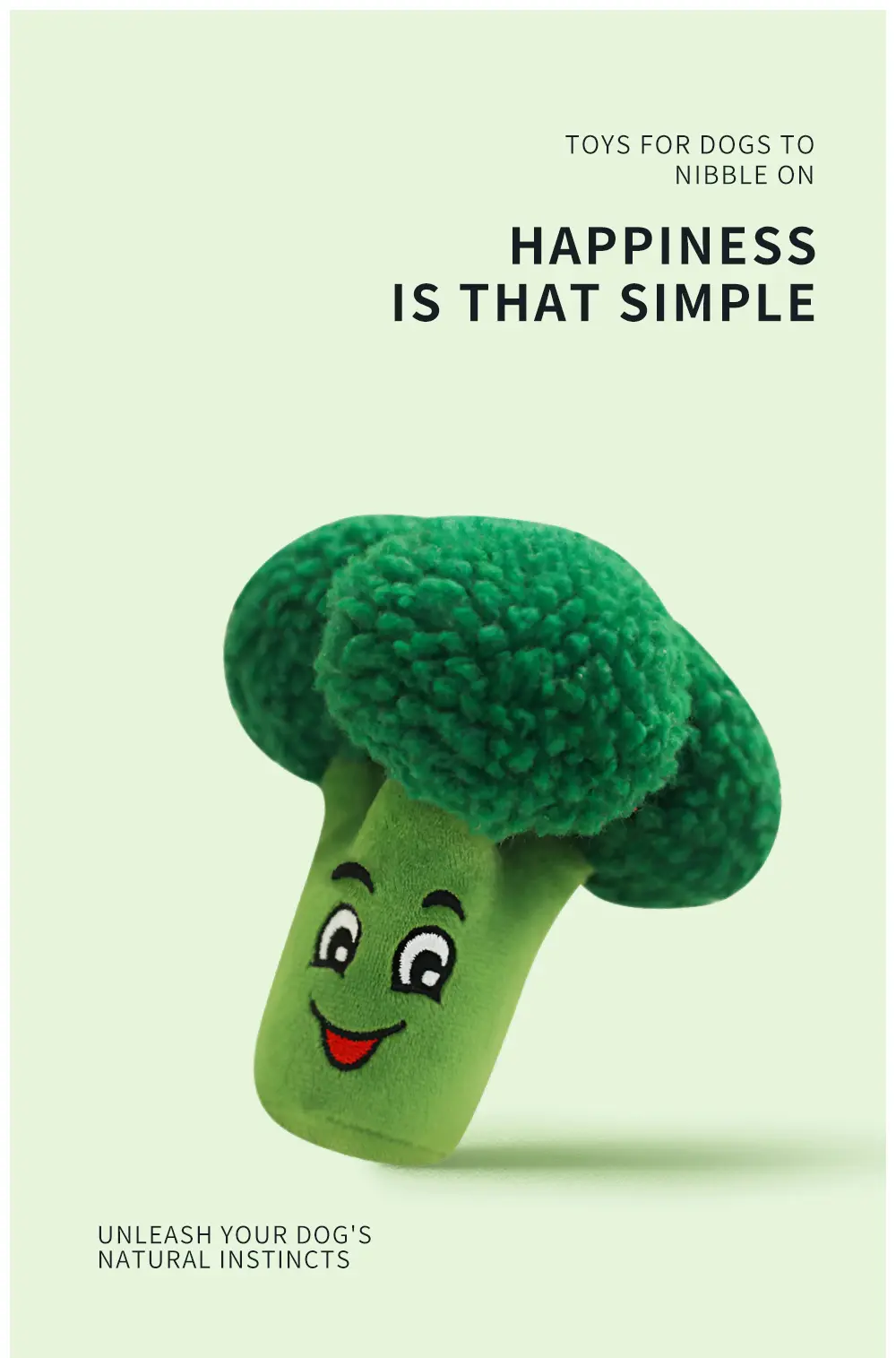 Pet Plush Toy Broccoli View 1