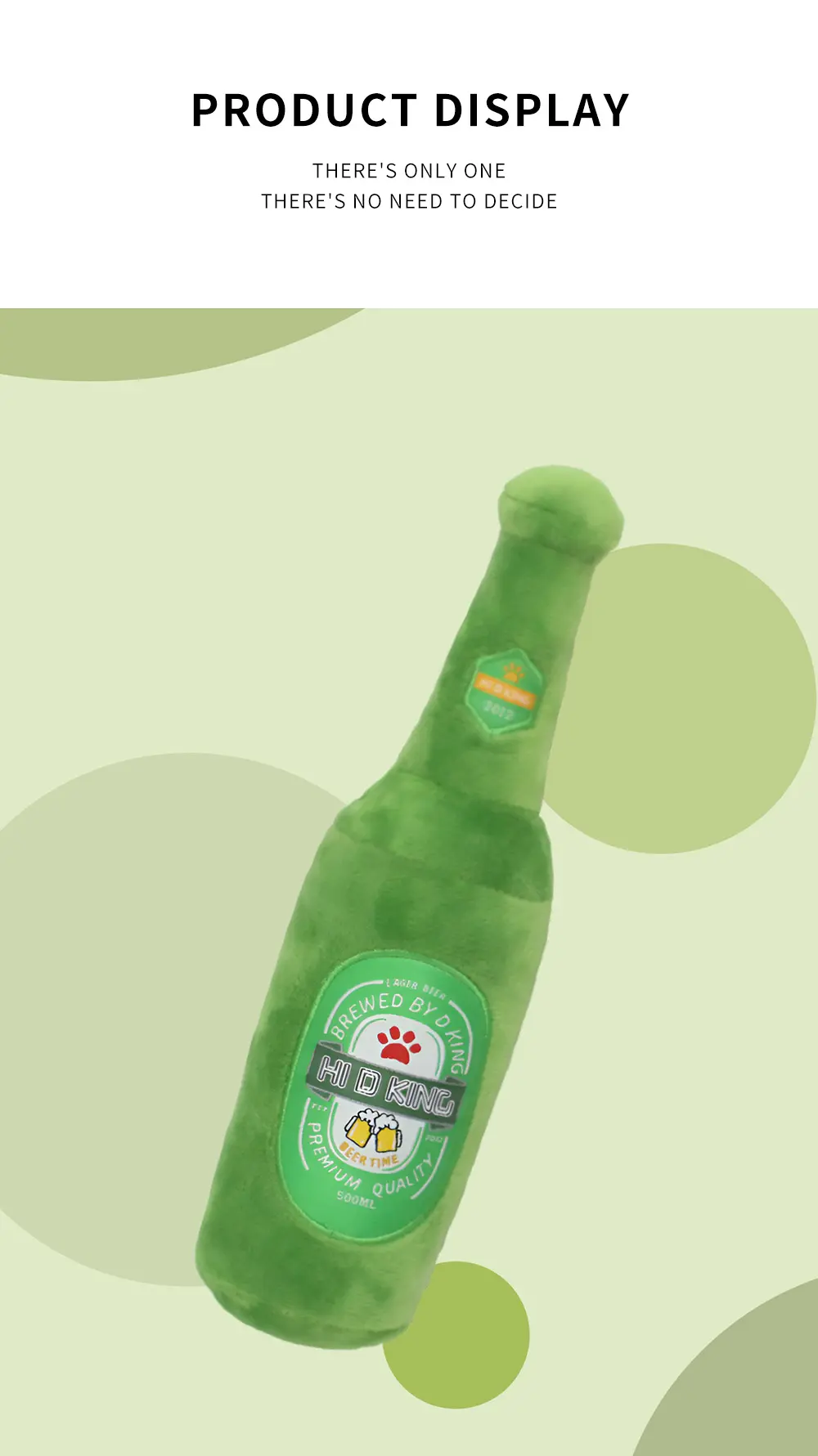 Pet Beer Toy Usage