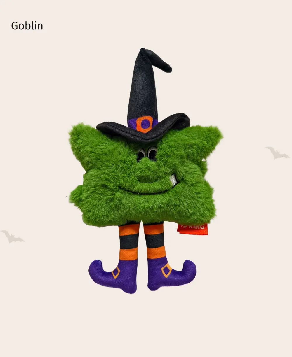 Halloween plush dolls detail
