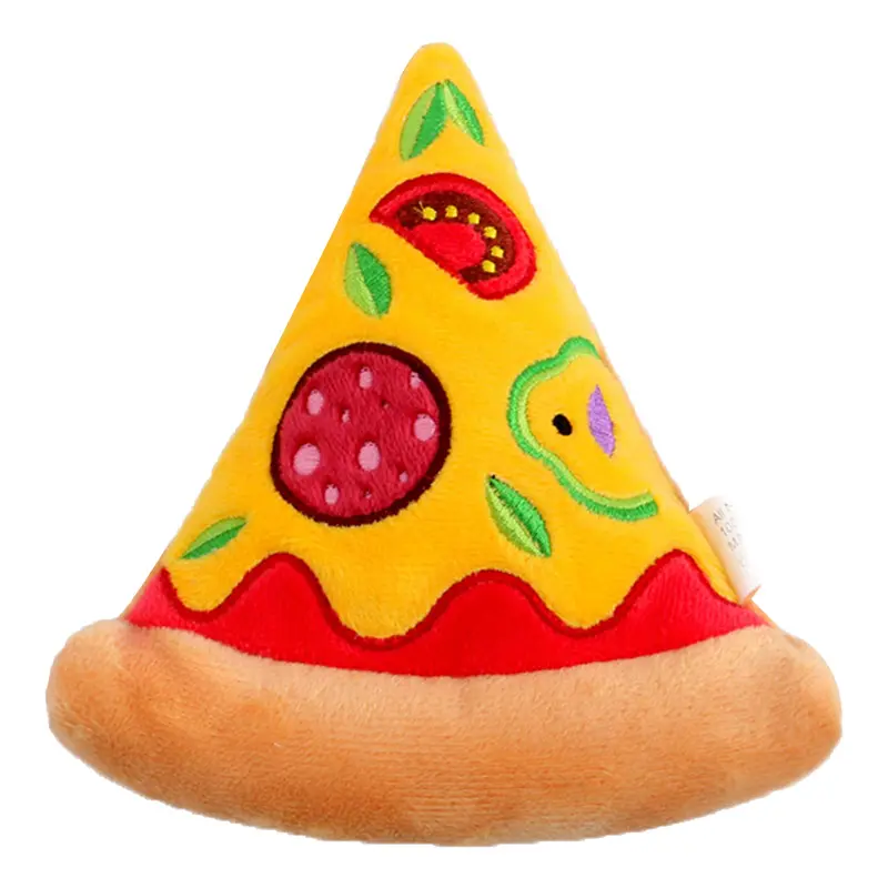 Wholesale Canine - Friendly Plush Toys: Cake, Pizza, and Beef Roll Manufacturer, Factories