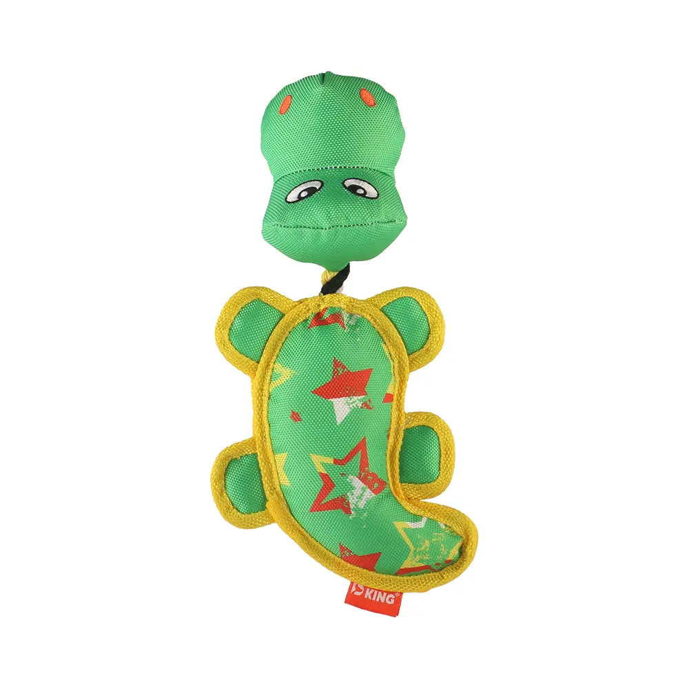 OEM Interactive Dog Stuffed Toys：Knotted Fish，Knotted Crocodile，Knotted Lion Manufacturer, Supplier
