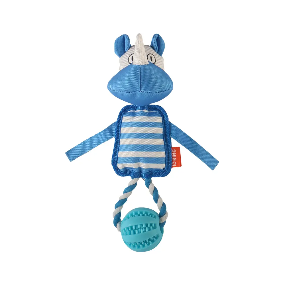 OEM Dog Toys: Safe, Soft, and Entertaining：Knotted Rhino，Knotted Giraffe Supplier, Factory